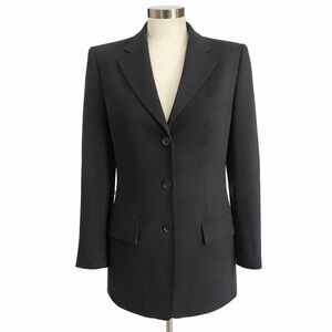 Vintage Dolce & Gabbana Black Wool Tailored Blazer Made in Italy